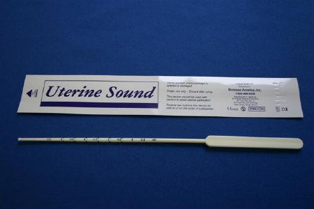 Uterine Sound Disposable Sterile 3 mm Malleable  .. .  .  